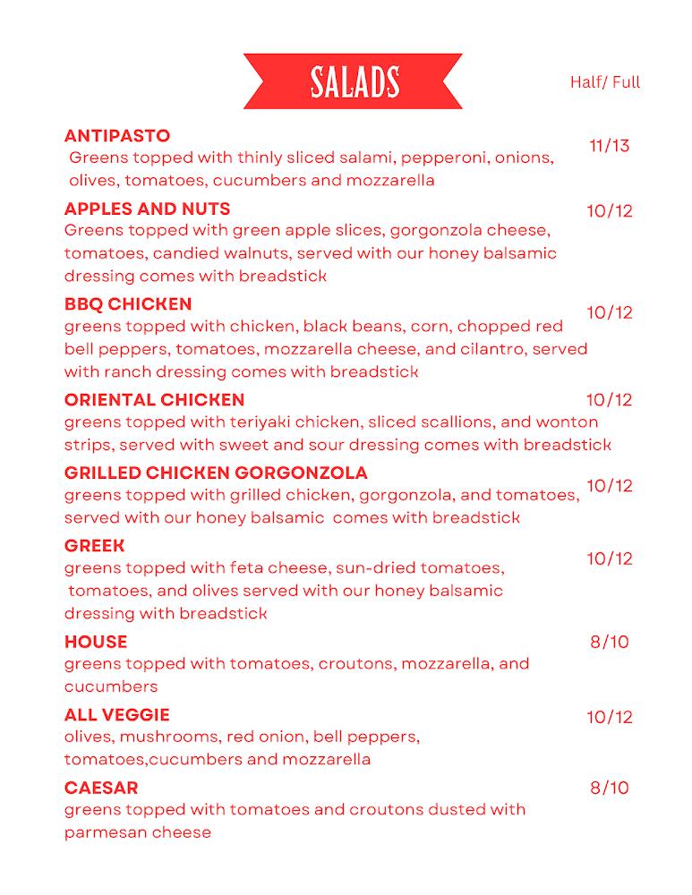 Pizza Shack Menu image 1