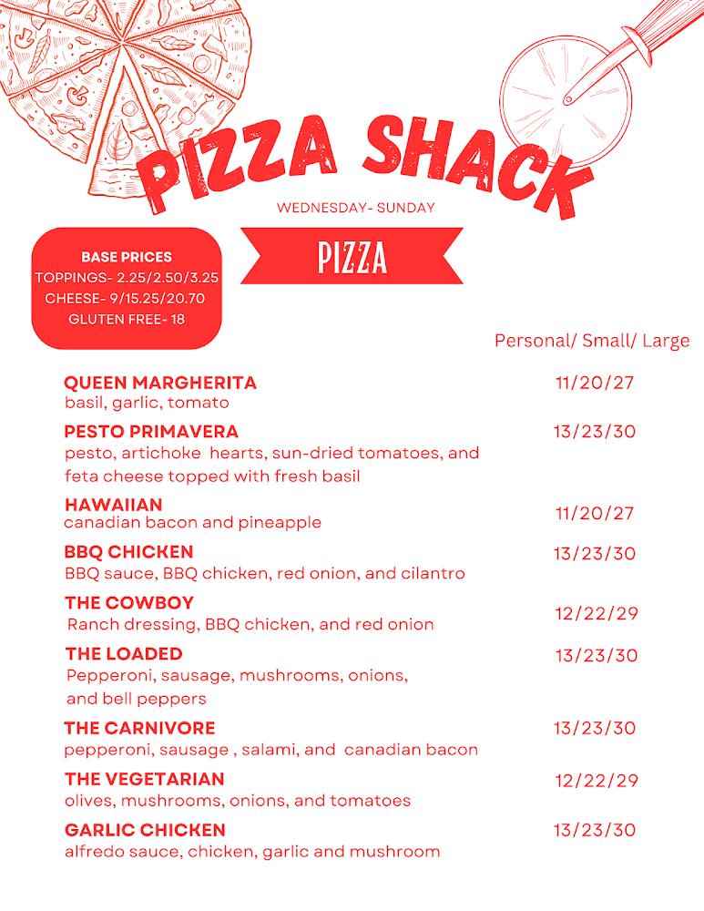 Pizza Shack Menu image 2